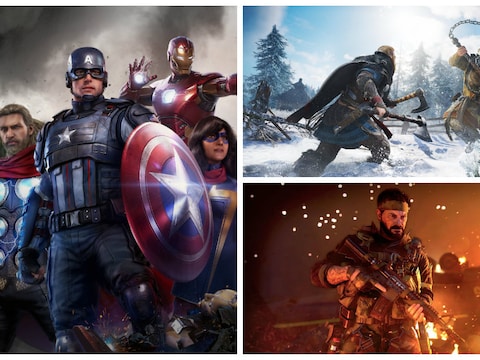 Met de klok mee: Marvel’s Avengers, Assassin’s Creed: Valhalla en Call of Duty Black Ops: Cold War