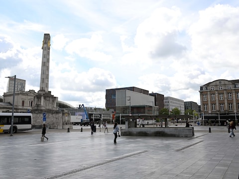 Het Martelarenplein in Leuven.