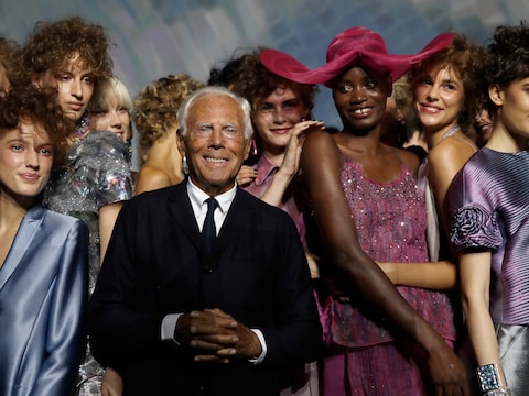 Giorgio Armani in 2018.