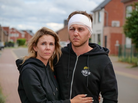 Arne Bergmans en Stefanie Coenen werden slachtoffer van de drieste overvallers.