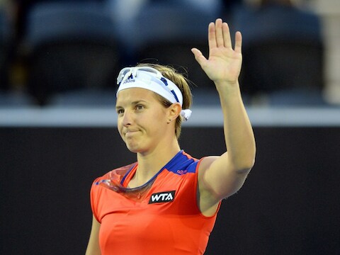 Kirsten Flipkens is natuurlijk ook van de partij.