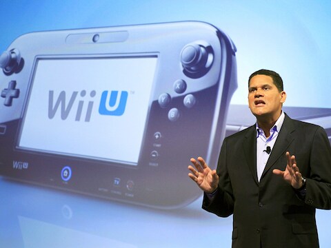 Reggie Fils-Aime stelt de Wii U voor.