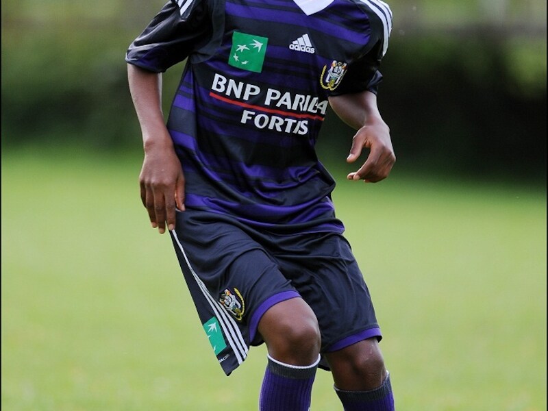 Charly Musonda jr. drie jaar geleden bij de jeugd van Anderlecht.