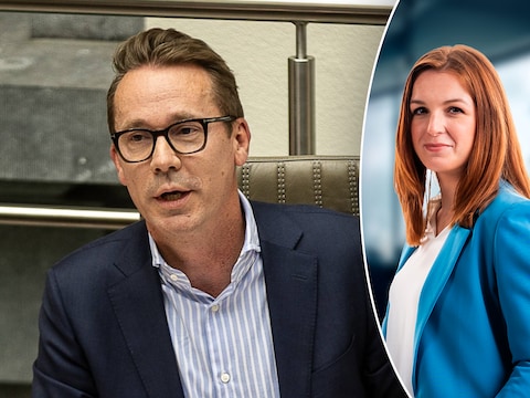 Vlaams minister van Omgeving Jo Brouns (CD&V) en politiek journalist Astrid Roelandt.
