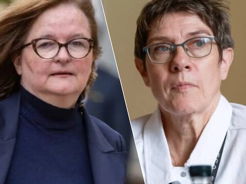 De Franse liberaal Nathalie Loiseau en de Duitse conservatief Annegret Kramp-Karrenbauer.