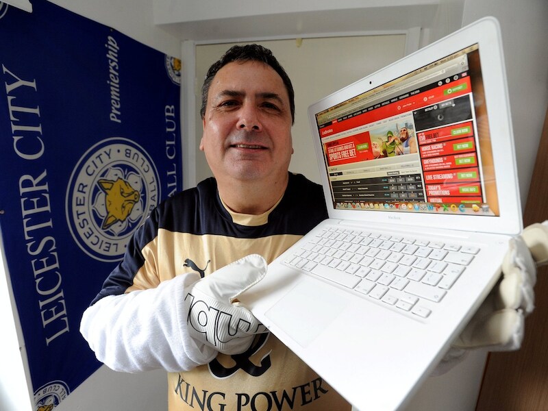 Leicester-fan John Pryke.