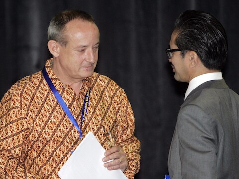 Minister van Buitenlandse Zaken Marty Natalegawa.