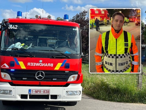 Archiefbeeld, Inzet: Kristof Louagie, woordvoerder Brandweer Westhoek