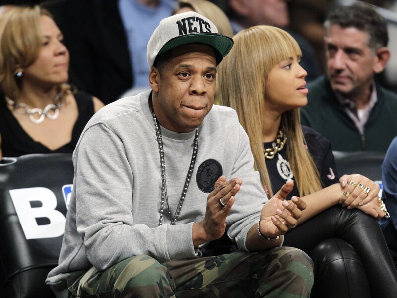 Jay-Z zat altijd op de eerste rij bij de thuiswedstrijden van de Brooklyn Nets.