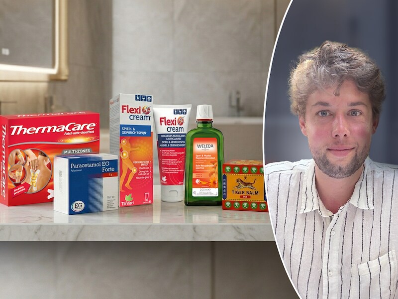 Spierfysioloog Sebastiaan Dalle vergelijkt middeltjes tegen spierpijn.