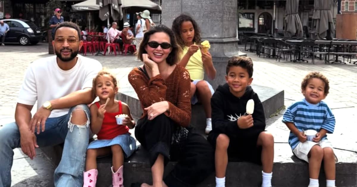 Amerikaanse wereldsterren John Legend en Chrissy Teigen bezoeken Gent ...