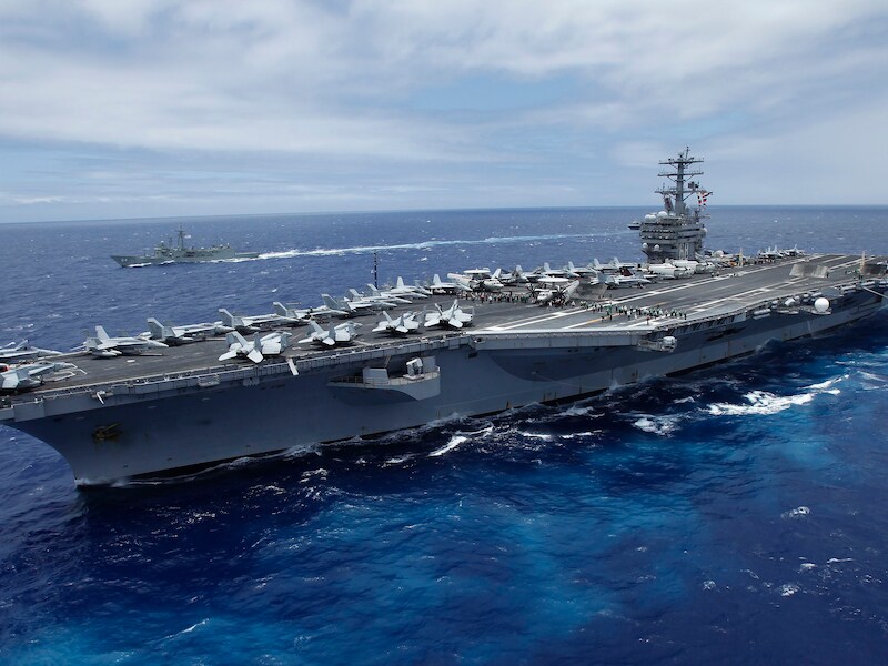 De USS Nimitz.