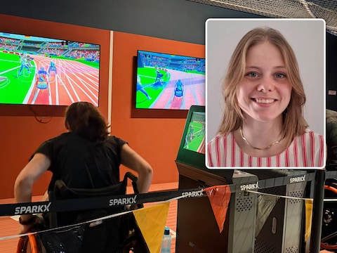 Lotte (22) uit Torhout is eerste Belgische kampioene in het virtueel rolstoelracen: “Ik ben erg competitief”