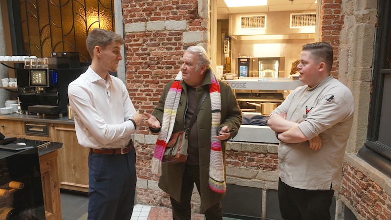 Wim Opbrouck vino a apoyar a ambos equipos. 