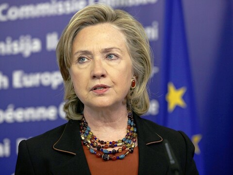 Hillary Clinton ontmoet morgen premier Elio Di Rupo.