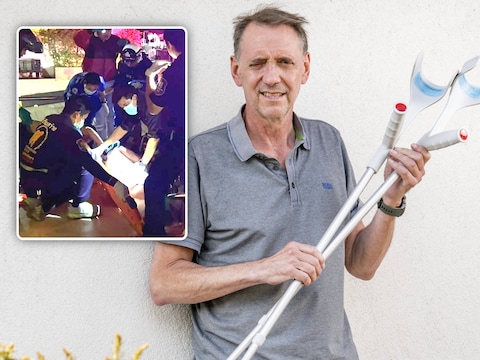 Johan Renier (64), ex-speler van Club Brugge, deelt zijn opmerkelijke herstel. Inzet: de Thaise hulpdiensten die zich over hem ontfermen.