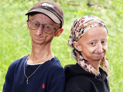 Michiel en Amber Vandeweert.
