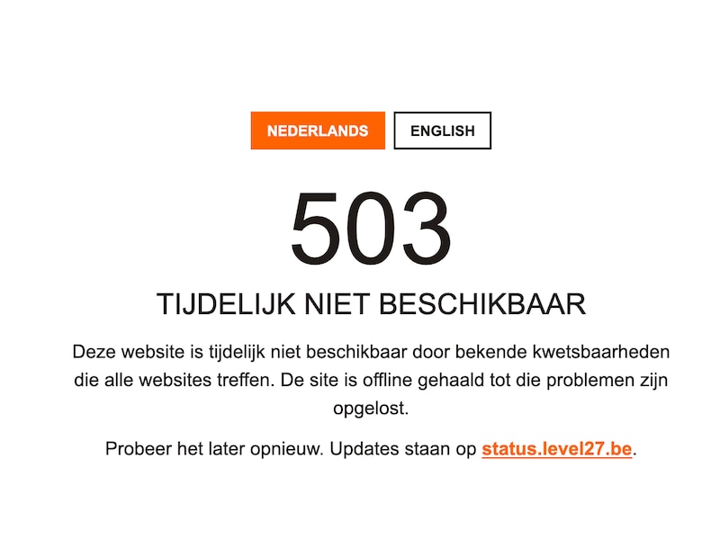 De gemeente Lede haalde woensdag haar website tijdelijk offline uit voorzorg.