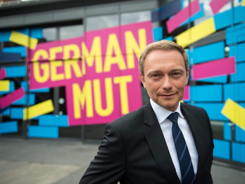 FDP-voorzitter Christian Lindner