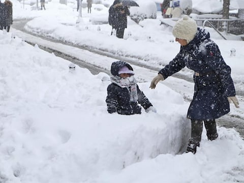 In Istanboel viel vannacht 40 centimeter sneeuw.