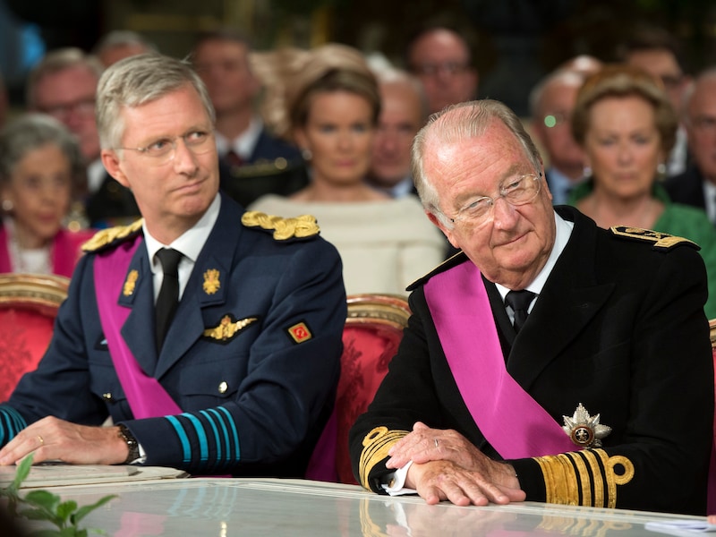Koning Filip en koning Albert lokten heel wat Vlamingen naar VRT en vtm.