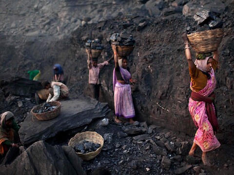 Deze foto werd vorig jaar in de Indiase provincie Jharkhand genomen.