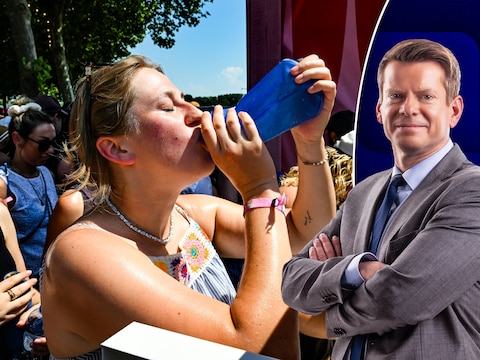 Op de wei van Werchter was het al bakken, maar ook op de andere festivals in juli kan het wel eens heel heet worden.