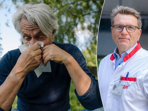 Allergoloog Didier Ebo (UZA) over de verschillen tussen een verkoudheid en pollenallergie.