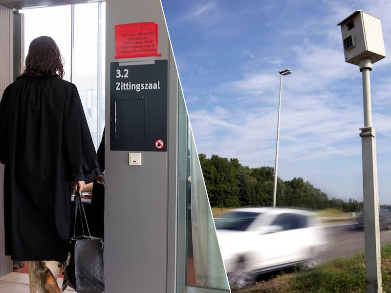 De man kreeg een zwaar rijverbod en een boete na de snelheidsovertreding op de E17.