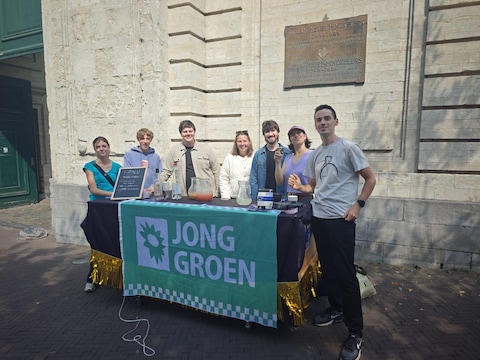 Jong Groen trakteerde het voorbije weekend in Leuven en daar was een goede reden voor.