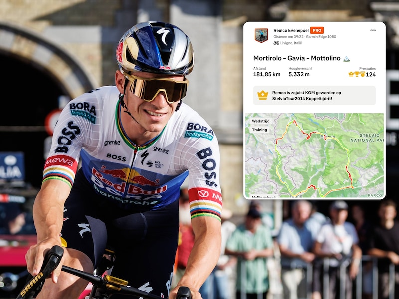 En of hij klaar wil zijn voor het WK: Remco Evenepoel laat op hoogtestage nog eens bijzonder stevige training optekenen