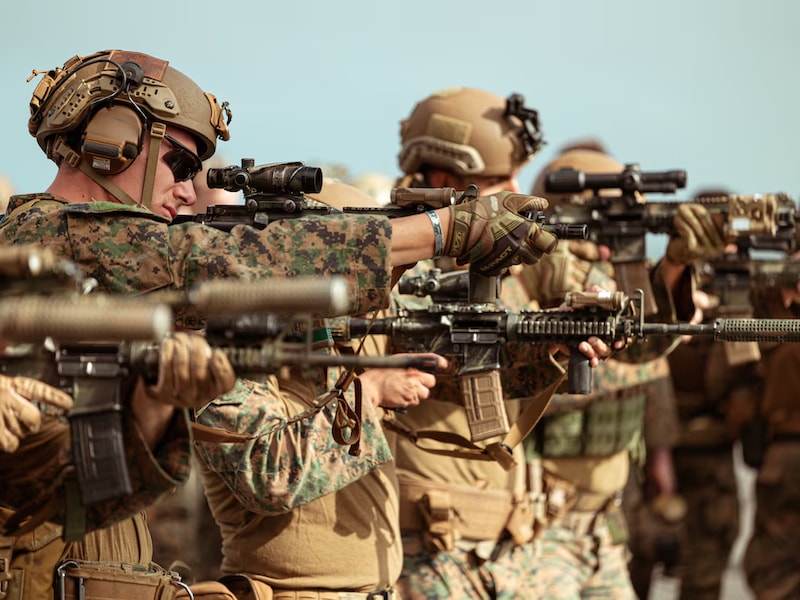Mariniers van de 31ste Marine Expeditionary Unit