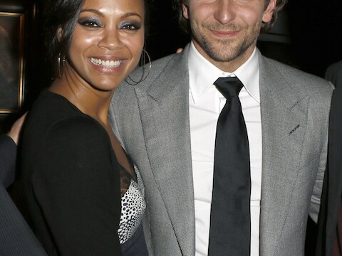 Zoe Saldana en haar vriend Bradley Cooper.