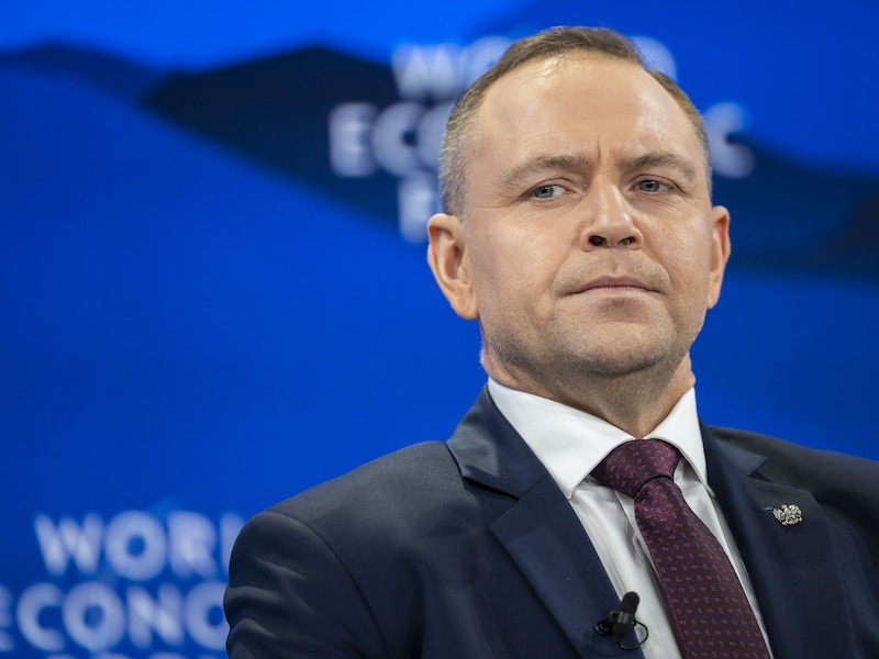 De Poolse president Karol Nawrocki.