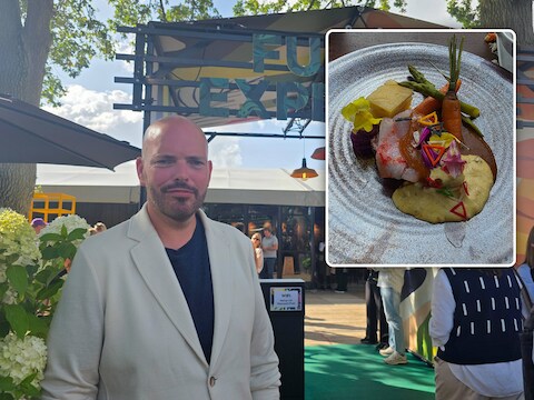 Ruben Robeyns van cateringbedrijf Atelier V, dat het eten voorziet in de Pukkelpop-vip.