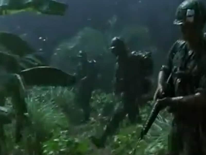 Een Vietnamscène uit 'Forrest Gump'.