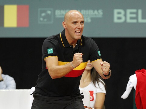 Davis Cup-kapitein Johan Van Herck.