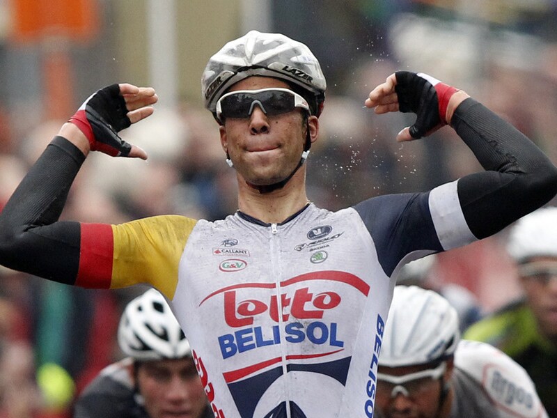 Het logo van IJsboerke zal op de borst van de renners van Lotto-Belisol komen