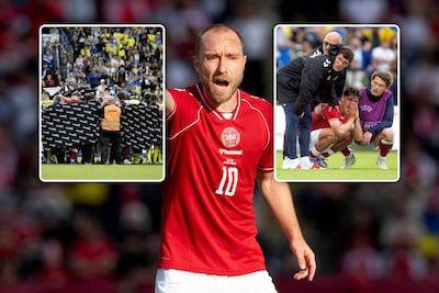 “Eriksen vroeg zelf om van veld te stappen zodat hij gezin k
