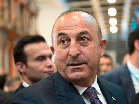 De Turkse minister van Buitenlandse Zaken Mevlut Cavusoglu.