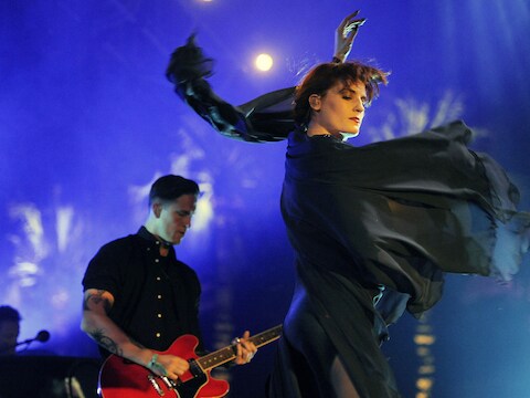 Florence + The Macine, hier tijdens hun Coachella-concert, brachten hun 'MTV Unplugged'-sessie uit.