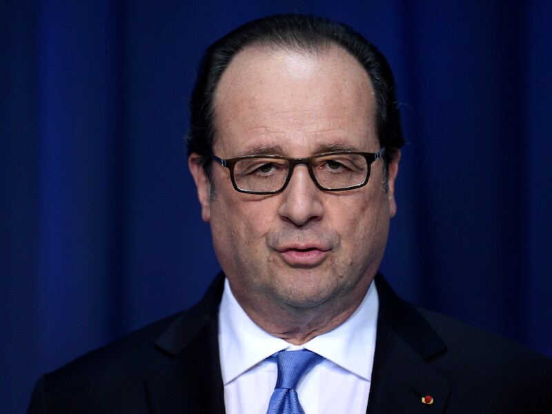 Frans president François Hollande.