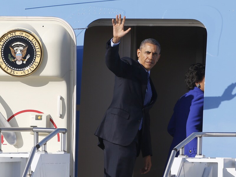 De Amerikaanse president Barack Obama.