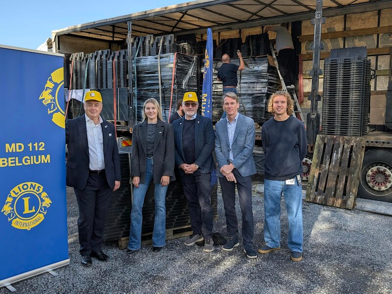 650 zonnepanelen van AZORG krijgen tweede leven in Oekraïne dankzij samenwerking met Lions.