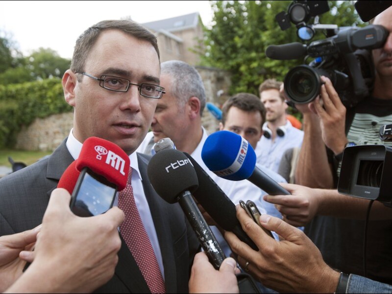 Maxime Prévot, burgemeester van Namen.