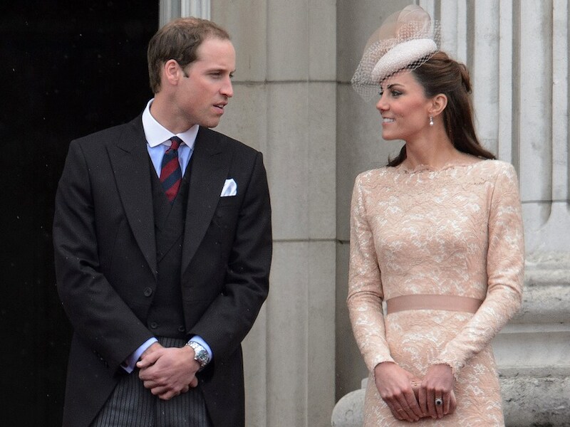 Prins Wiliam en zijn zwangere echtgenote Kate.