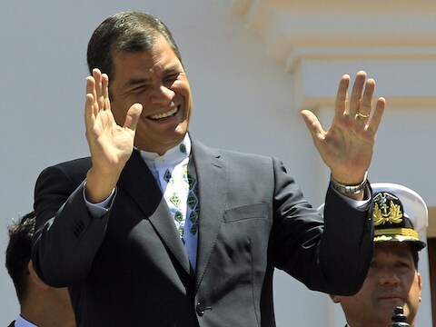 President Rafael Correa.