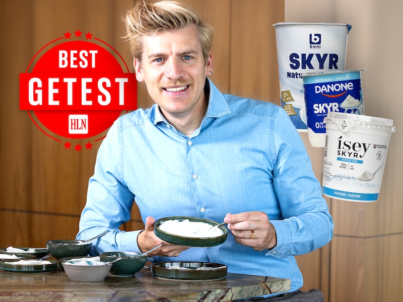 Chef Michaël Sels: “De sterkte van skyr zit in de combinatie van weinig vet en veel eiwitten.”