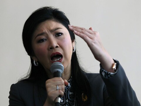 De Thaise premier Yingluck Shinawatra.