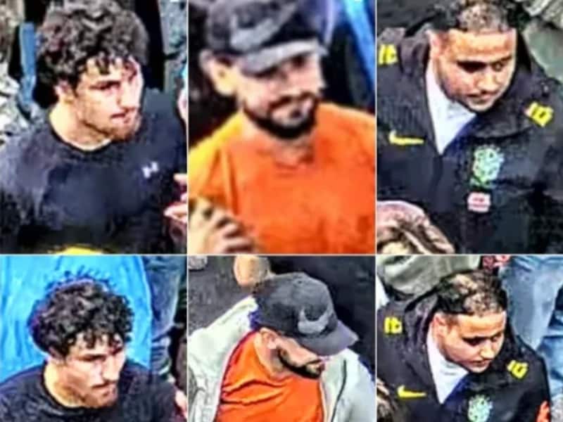 De politie is op zoek naar deze drie personen na een incident op de Vlasmarkt in Gent tijdens de Gentse Feesten deze zomer.
